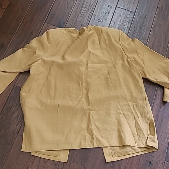 Elisabeth by Liz Claiborne Vintage Linen Jacket/Wrap size 2X - Picture 4 of 7